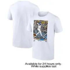 838枚限定/再生産無し 大谷翔平 toppsNOW MVP 公式 Tシャツ　S