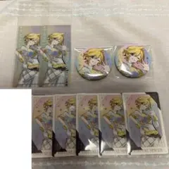 プロセカ 感謝祭 鏡音 レン グリカ 色紙 缶バッジ クリアしおり 特典