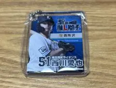 西川愛也　西武ライオンズ　駅の推し獅子　アクリルキーホルダー　キーホルダー