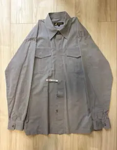 HUNTING WORLD 長袖シャツ グレー L クリーニング済みのサムネイル