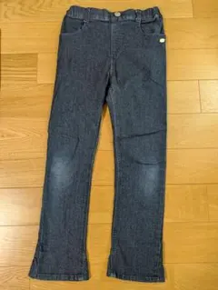 ikka フリル裾 デニムパンツのサムネイル