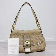 Coach Soho Signature One Sholder Gold