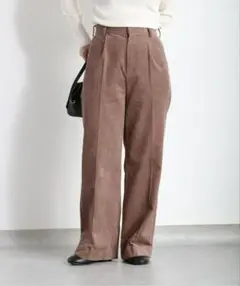 コーデュロイ スラックス Mサイズ ブラウン