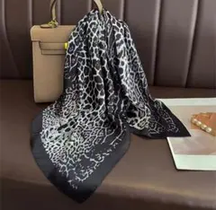 レオパード　バッグスカーフ　ヘアバンド　リボンスカーフ　スカーフ