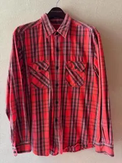 【極厚ヘビーネル】Levi's リーバイス RED TAB チェックシャツ L