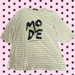 平成 森ガール coquette フェアリーグランジ ボーダー ミント 女児