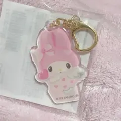 新品 マイメロ エンジェル キーホルダー