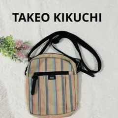 タケオキクチ TAKEO KIKUCHI ミニショルダーバッグ ストライプのサムネイル