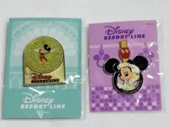 ③ディズニーリゾートラインピンバッジ