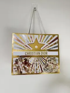 Christian Dior ゴールドショッピングバッグ