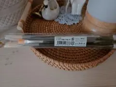 ナイロン黒軸 平筆2号 絵の具筆 4個セット