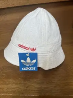 adidas ホワイト バケットハット M