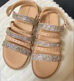 tsumori chisato WALK ビジュー　サンダル　23.5のサムネイル
