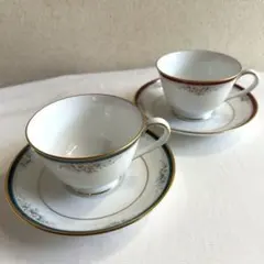 NORITAKEティーカップ・ソーサー 2個セット VILLA HAVEN