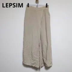 レプシィム【美品】カジュアルパンツ　ウエストゴム　シンプル【Lサイズ】