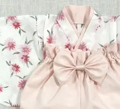 ベビー袴　ハンドメイド　女の子　お食い初め　初節句