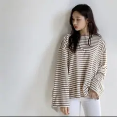 DHOLIC ボーダー　ロンTのサムネイル