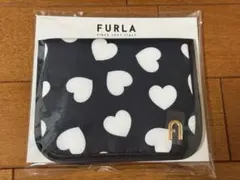 【新品／即発送】FURLA フルラ マスクケース ハート柄 ブラックのサムネイル