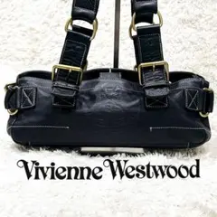 ヴィヴィアン アコード ハンドバッグ トートバッグ オーブ ロゴ型押し Y2K