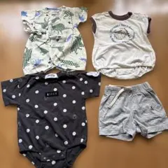 50〜70まとめ売り　ロンパース　甚平　ズボン　GAP くろわっさんすべべ