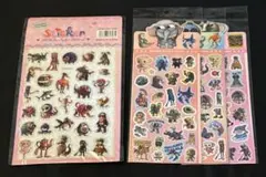 イタリアンブレインロット シールセット キラキラ3枚セット＋ぷくぷくタイプ1枚