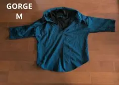 GORGE ダークティール 五分袖シャツ