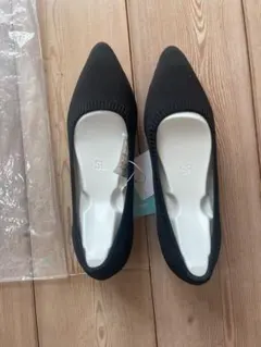 steppi ニットパンプス黒3H