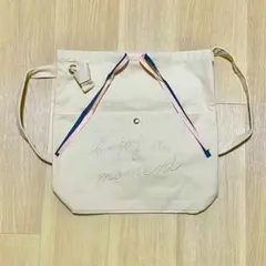 【未使用】Ray Cassin レイカズン キャンバス トートバッグ リボン付きのサムネイル