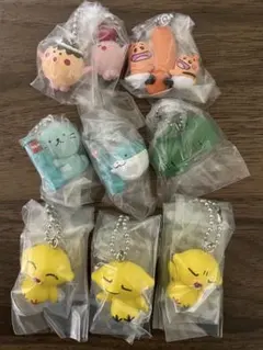値下中【未開封】カプセルトイ 食品のキャラ色々8個セット