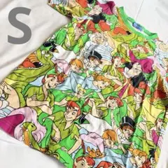 東京ディズニーリゾート ピーターパン 総柄Tシャツ　Sサイズ