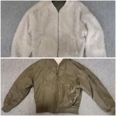 earth music&ecology リバーシブルMA-1 M