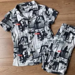 半袖シャツ　短パン　セットアップ