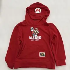 マリオ フード付きパーカー　120