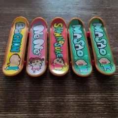 クレヨンしんちゃん フィンガーボード 5個セットすき家