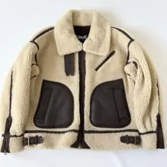 希少✨schott フライトジャケット　B-3 ベージュ　ボア　ムートン　40 希少✨schott フライトジャケット B-3 ベージュ ボア ムートン