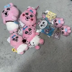 おぱんちゅうさぎ　ぬいぐるみ　キーホルダー 10点グッズセット