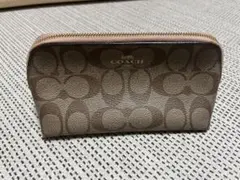 美品！coachシグネチャーポーチ