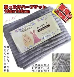 超特価☆あったかフランネルハーフケット☆100×140cm