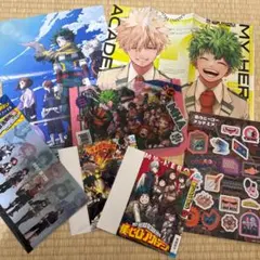 ジャンプGIGA付録 僕のヒーローアカデミア シール ポスター 爆豪 轟 緑谷