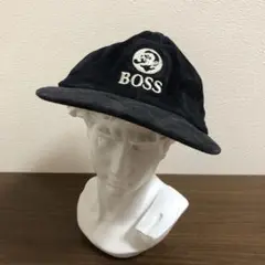 非売品　限定品　BOSS スエード　キャップ　ブラック