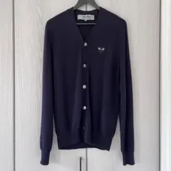 未使用品 PLAY COMME des GARÇONS カシミヤ 紺 M