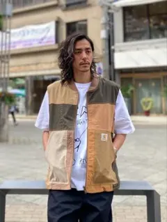 carhartt リメイクフェスベスト Mr. Remake Man - メルカリ