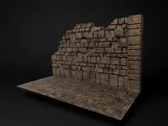 ジオラマベース　遺跡　フィギュアーツ　ねんどろいど　ガシャポンクエスト　134