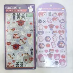正規品　ベイマックス　ボンボンドロップシール　コットンパフィシール