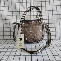 レスポートサック スヌーピー ブラウン ショルダーバッグ