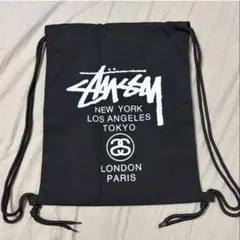 『早い者勝ち‼️』Stussy ナップサック ブラック　限界価格　新品未使用