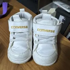 CONVERSE ホワイト スニーカー ベビーシューズ13.5