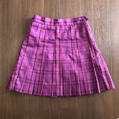 WEGO チェックプリーツスカート　XS