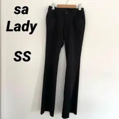 sa Lady ブラック スリムフィットパンツ ブ SS
