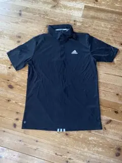 adidas ポロシャツ　ゴルフ　黒のサムネイル